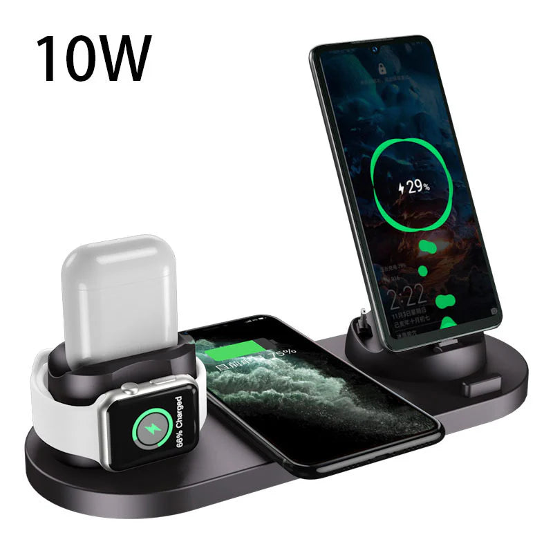 Revolutionary 6-in-1 Wireless Fast Charger Dock for Your iPhone and Apple Watch – The Ultimate All-in-One Charging Station