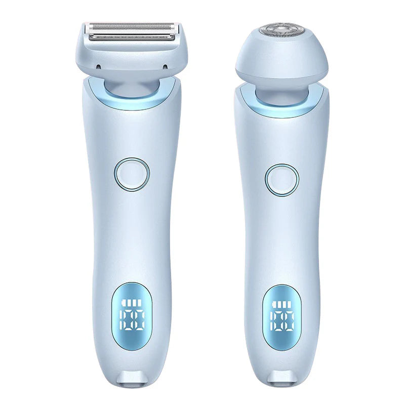 Experience Effortless Elegance with Our 2-In-1 USB Rechargeable Hair Remover & Epilator – Perfect for Smooth Shaving on Face, Body, and Bikini!