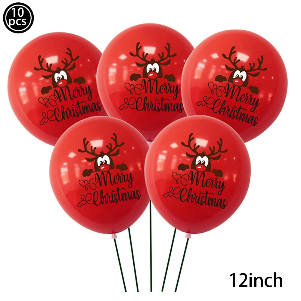 Red and Green Merry Christmas Banner Christmas Sign Garlands Santa Claus Snowman Christmas Party Decorations Xmas Gift New Year