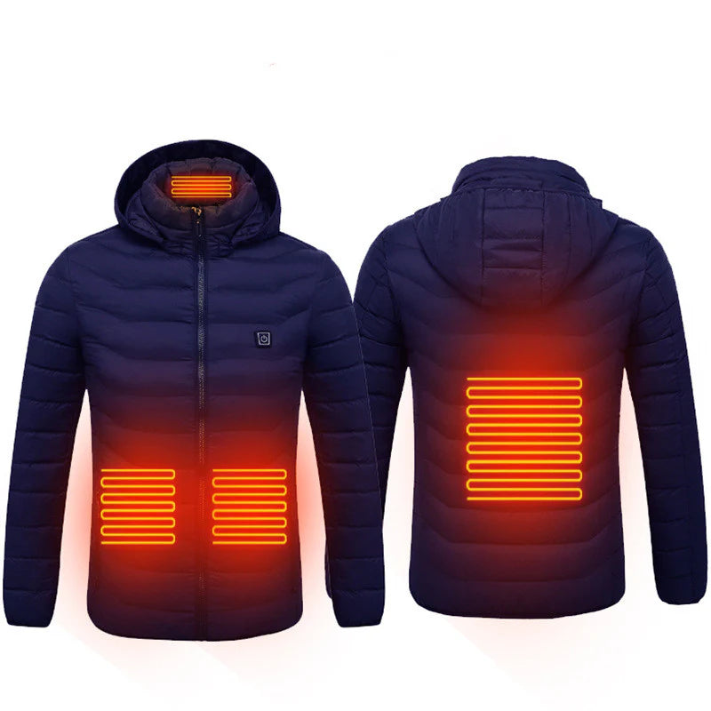 Stay Warm This Winter with Our USB Heated Jacket - Perfect for Outdoor Adventures!