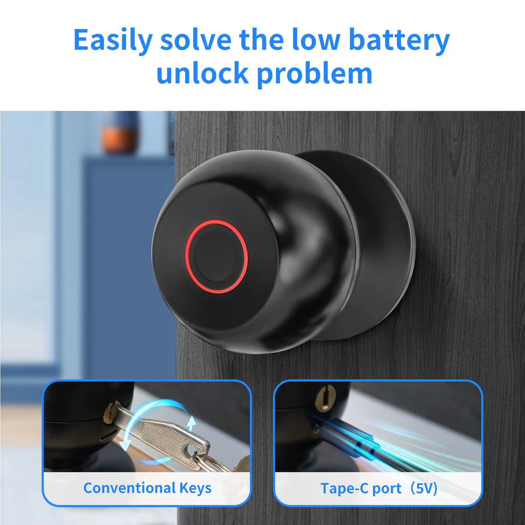 Smart Lock Door with Bluetooth Tuya Smart Life Products.