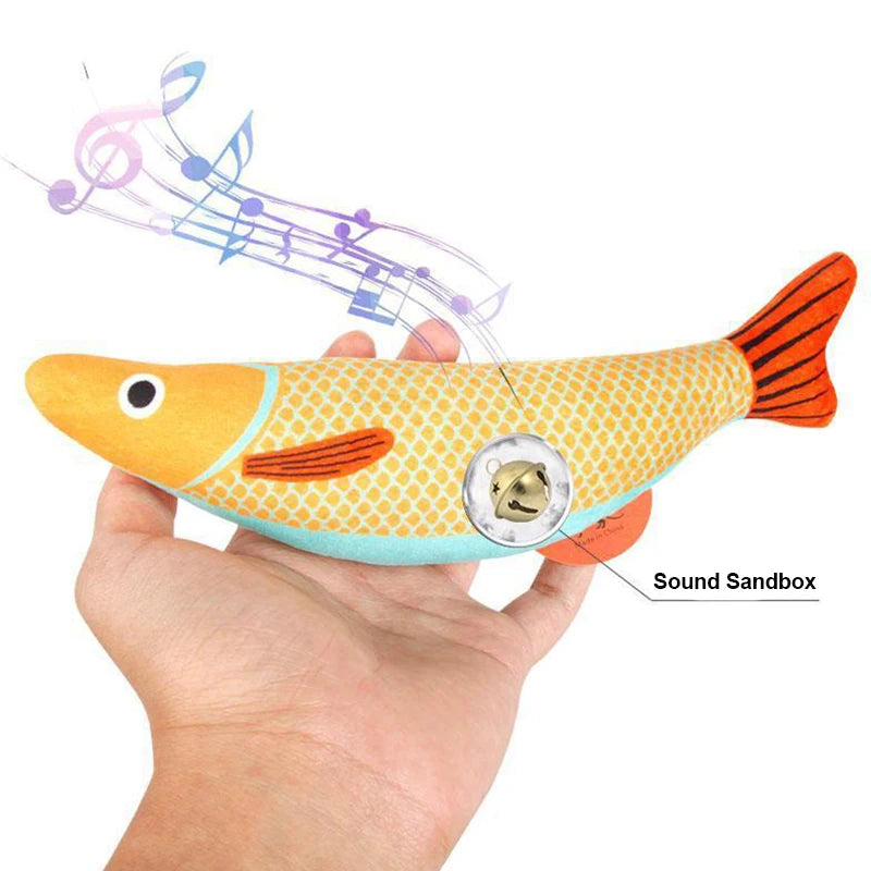 Cat Toy Catnip 3D Simulation Fish Goldfish Kitten Toys.