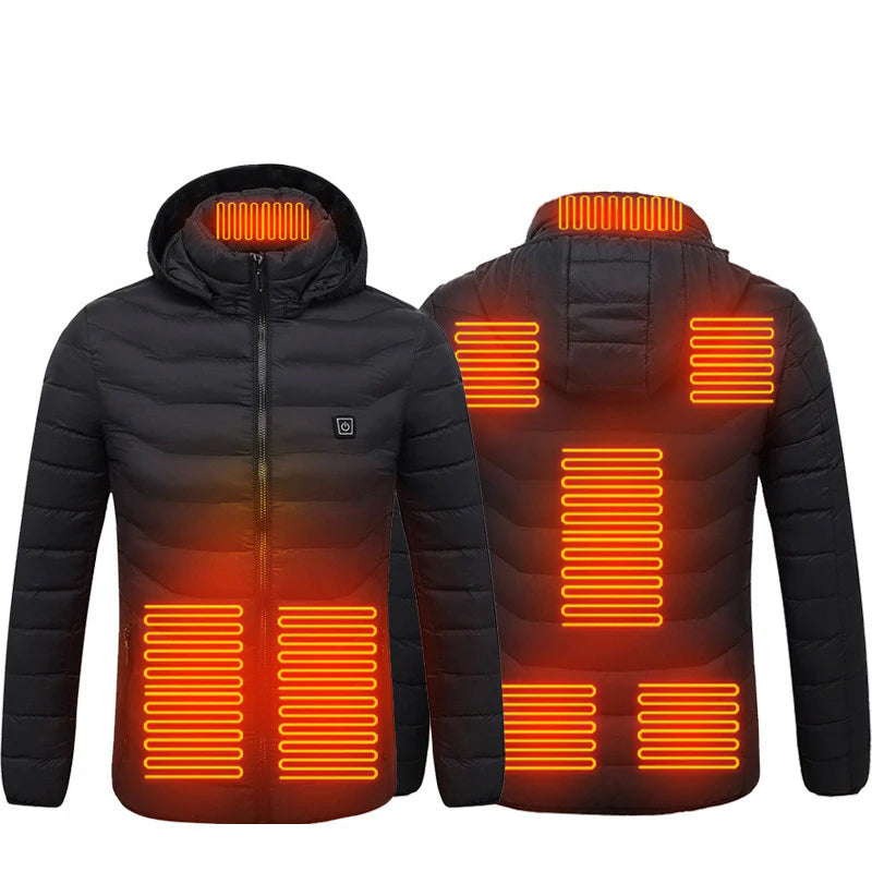 Stay Warm This Winter with Our USB Heated Jacket - Perfect for Outdoor Adventures!