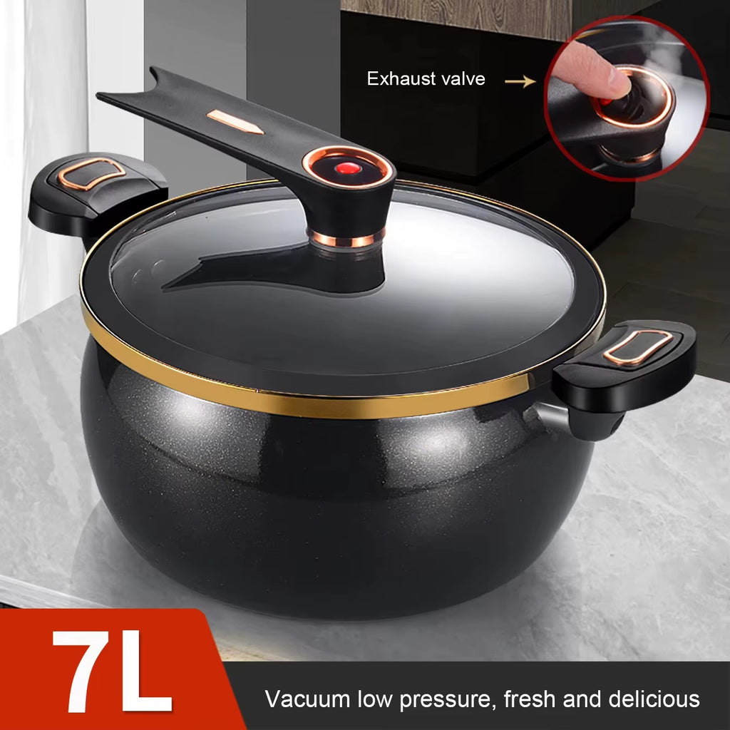 1 Piece Chubby Micro-Pressure Pot Household 7L Large Capacity.