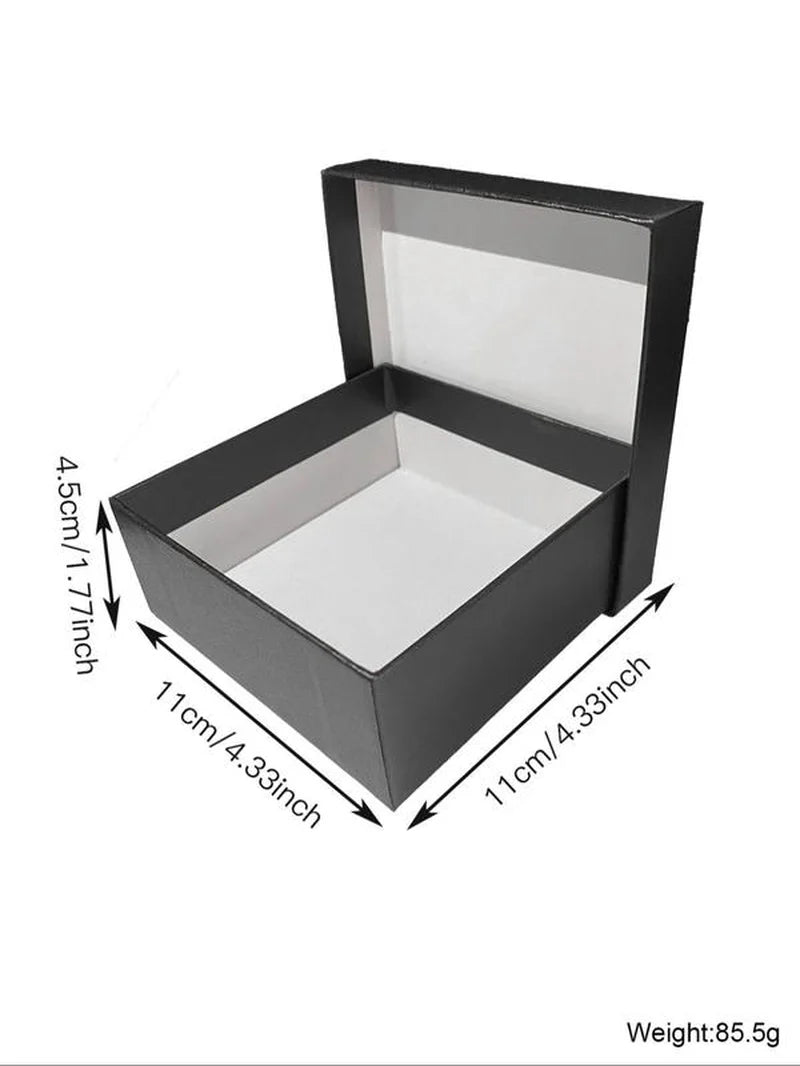 Elevate Your Style with the Luxury Men's Hip Hop Rhinestone Watch Set - Includes Bracelet & Necklace, Perfect for Parties and Daily Wear