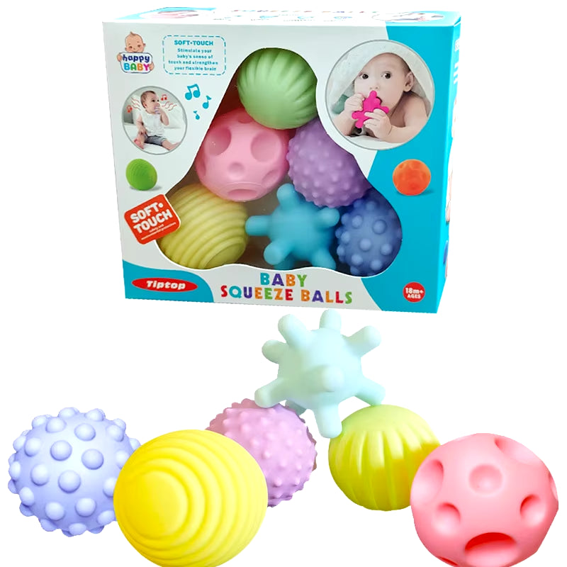 6Pcs Textured Multi Ball Set.