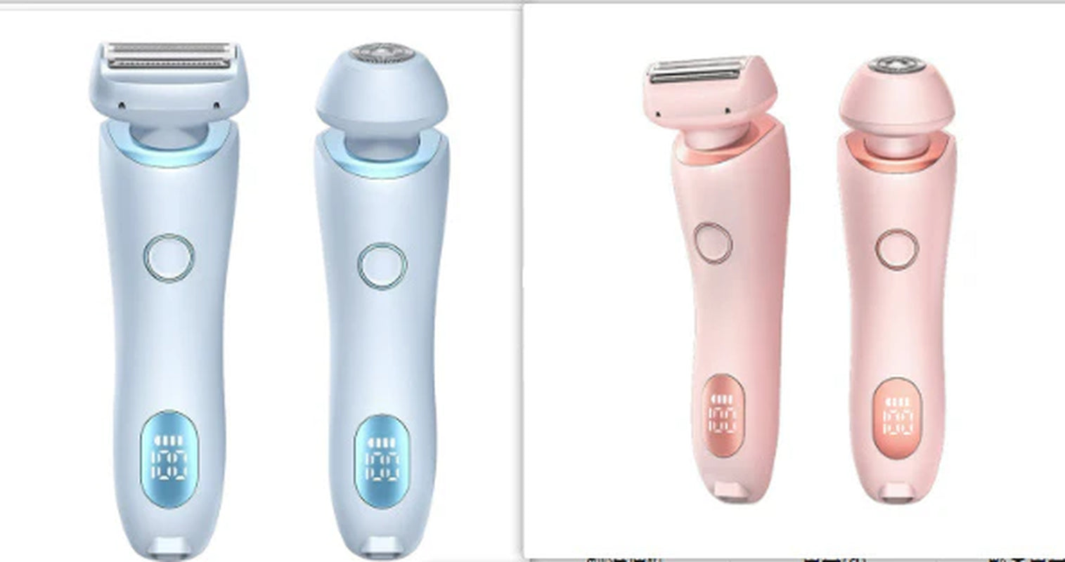 Experience Effortless Elegance with Our 2-In-1 USB Rechargeable Hair Remover & Epilator – Perfect for Smooth Shaving on Face, Body, and Bikini!