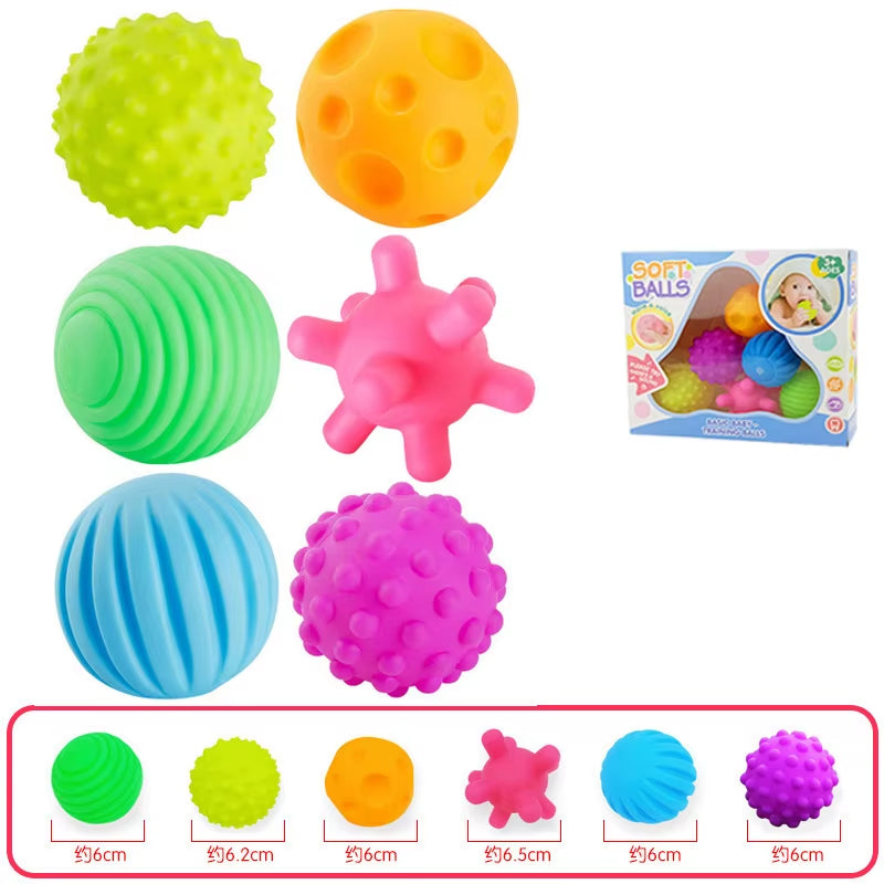 6Pcs Textured Multi Ball Set.