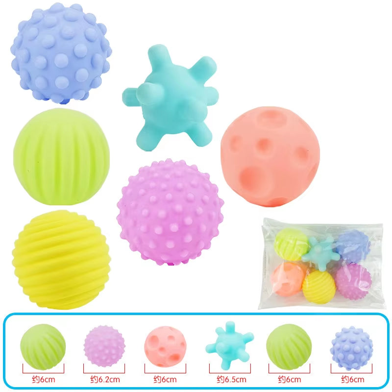 6Pcs Textured Multi Ball Set.