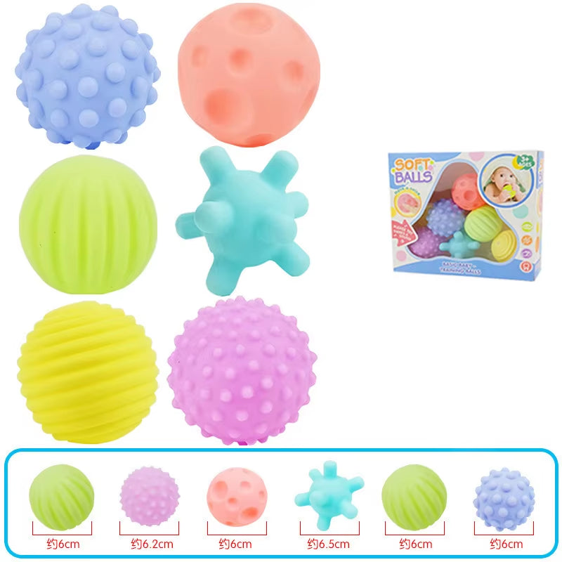 6Pcs Textured Multi Ball Set.