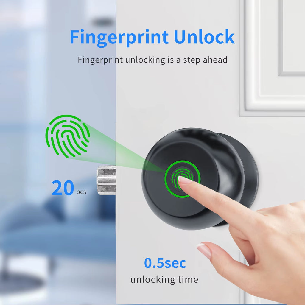 Smart Lock Door with Bluetooth Tuya Smart Life Products.