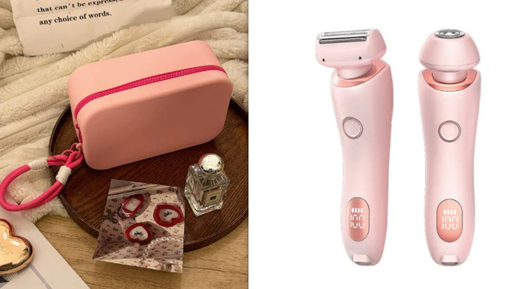 Experience Effortless Elegance with Our 2-In-1 USB Rechargeable Hair Remover & Epilator – Perfect for Smooth Shaving on Face, Body, and Bikini!