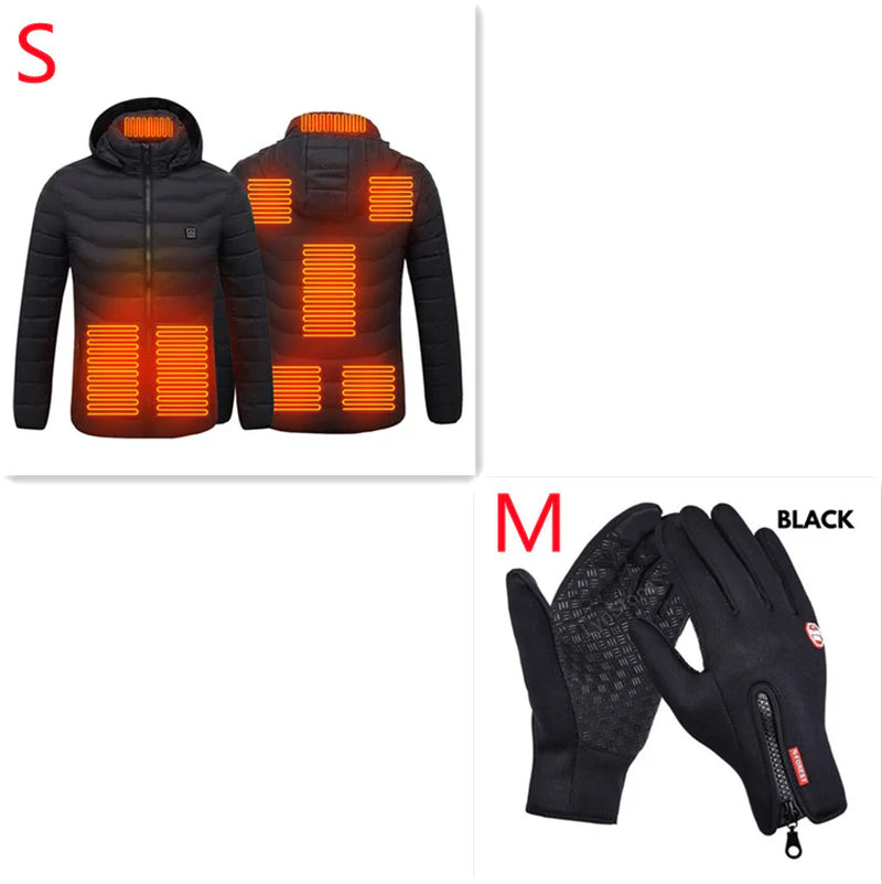 Stay Warm This Winter with Our USB Heated Jacket - Perfect for Outdoor Adventures!