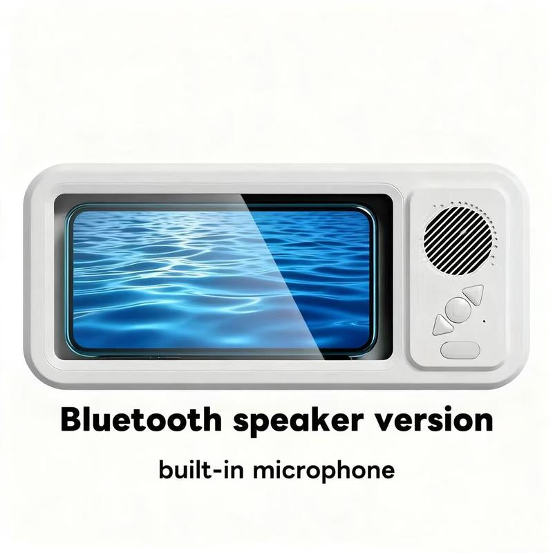 Ultimate Waterproof Bluetooth Speaker & Phone Holder - Perfect for Showers, Pools, and Kitchens with 360° Touch Control