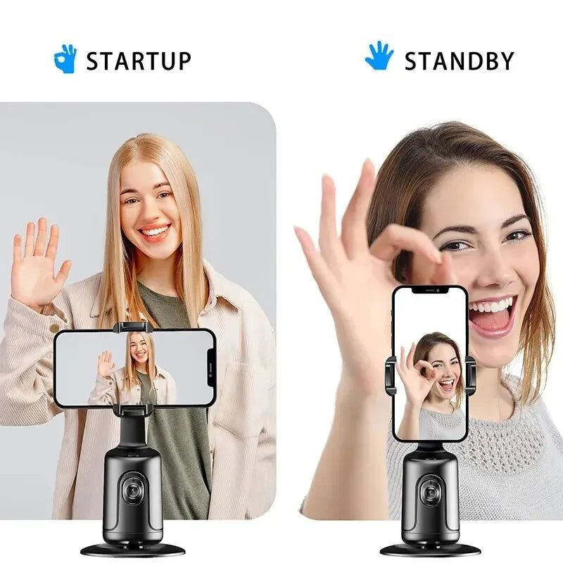 Revolutionary 360° Auto Face Tracking Gimbal - Your Ultimate Smartphone Stabilizer for Vlogs and Live Streaming