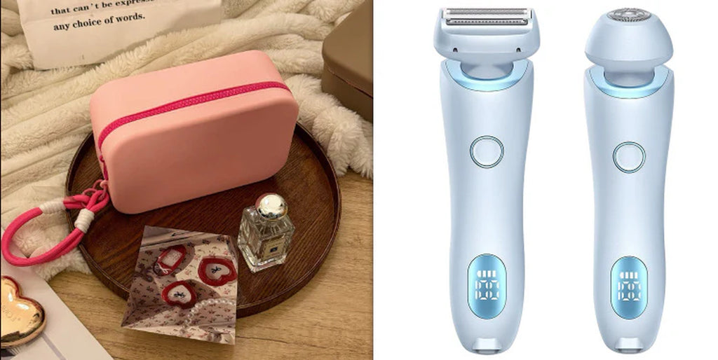 Experience Effortless Elegance with Our 2-In-1 USB Rechargeable Hair Remover & Epilator – Perfect for Smooth Shaving on Face, Body, and Bikini!