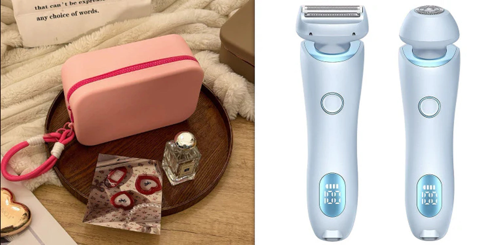 Experience Effortless Elegance with Our 2-In-1 USB Rechargeable Hair Remover & Epilator – Perfect for Smooth Shaving on Face, Body, and Bikini!