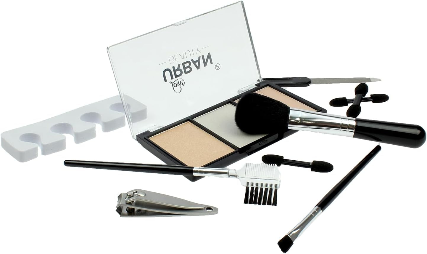 Divine Beauty Vegan French Manicure Makeup Box – 76-Piece.