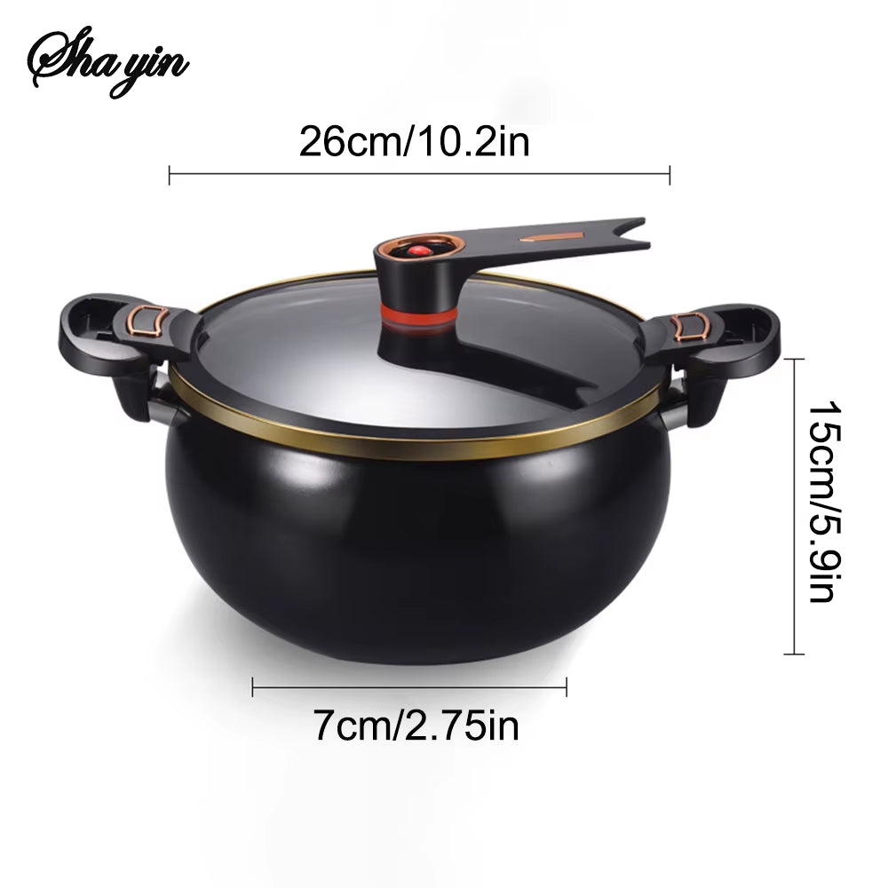 1 Piece Chubby Micro-Pressure Pot Household 7L Large Capacity.