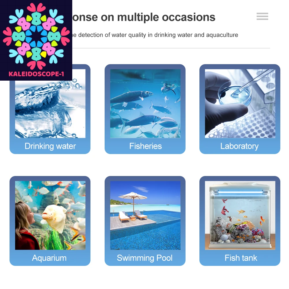 5 in 1 Digital PH TDS EC Meter Pen Salinity Temperature Tester Conductivity Filter Purity with Backlight for Aquarium Water