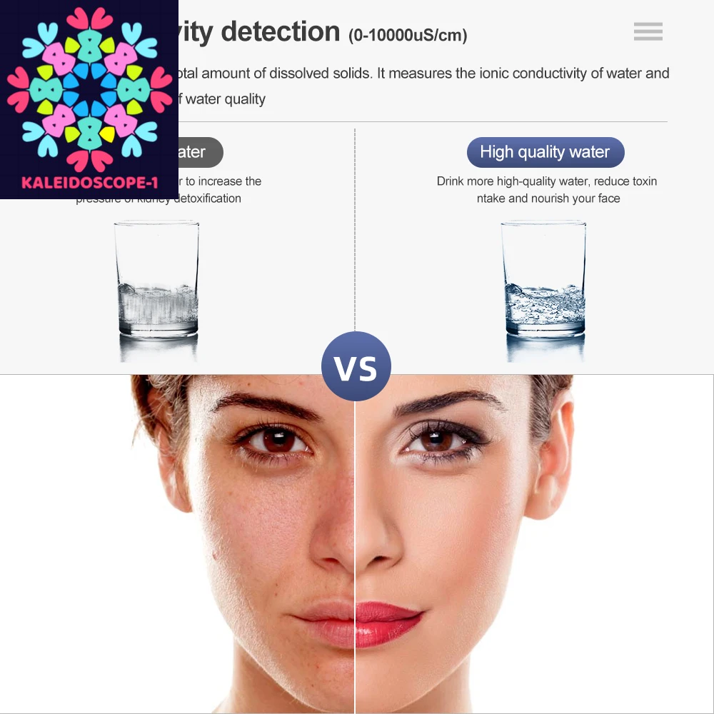 5 in 1 Digital PH TDS EC Meter Pen Salinity Temperature Tester Conductivity Filter Purity with Backlight for Aquarium Water